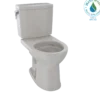 TOTO Drake II 1G Two-Piece Round 1.0 GPF Universal Height Toilet with CEFIONTECT, Sedona Beige, Vitreous China, CST453CUFG#12