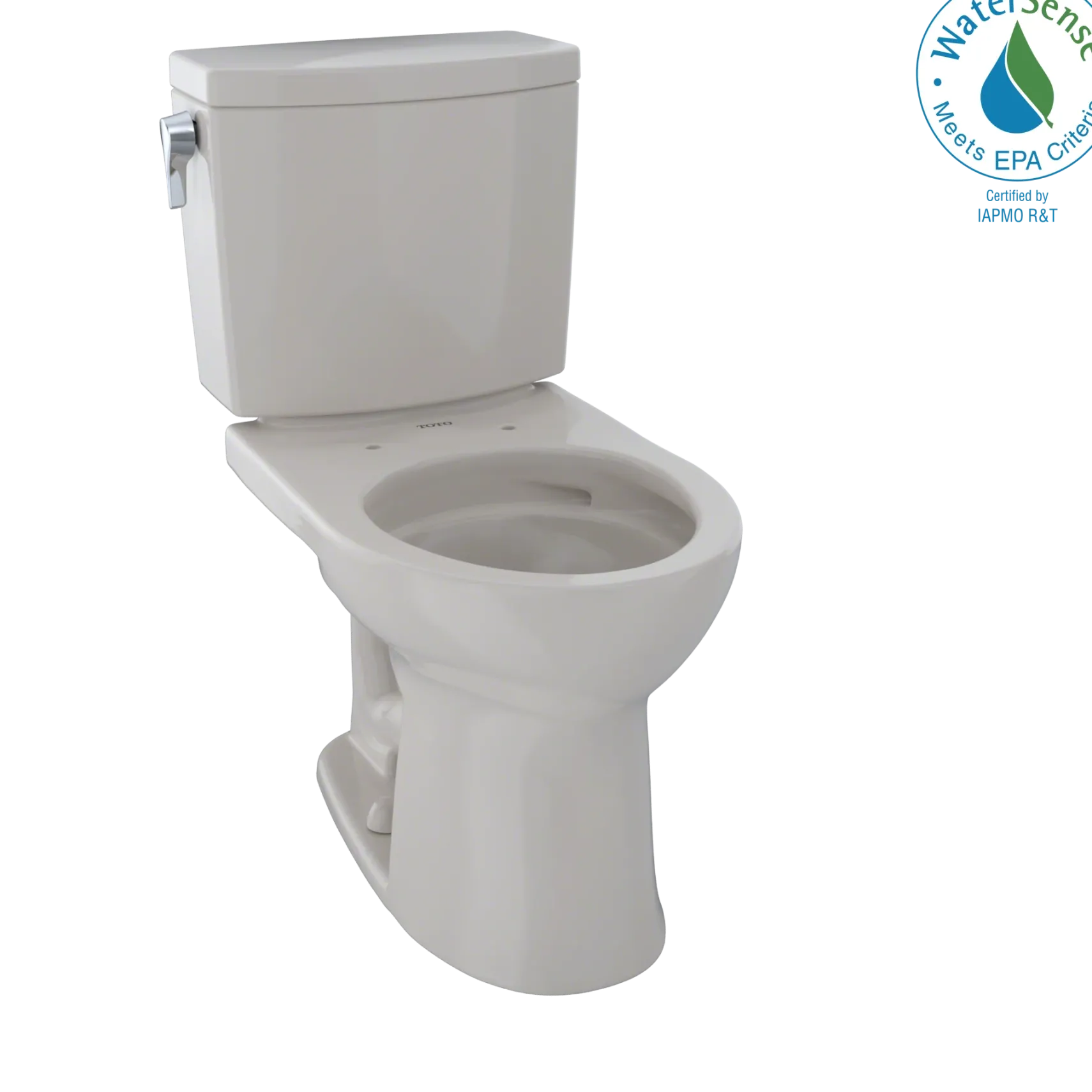 TOTO Drake II 1G Two-Piece Round 1.0 GPF Universal Height Toilet with CEFIONTECT, Sedona Beige, Vitreous China, CST453CUFG#12