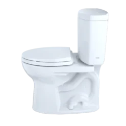 TOTO Drake II Two-Piece Round 1.28 GPF Universal Height Toilet with CEFIONTECT, Sedona Beige, Vitreous China, CST453CEFG#12