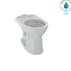 TOTO Drake II Universal Height Round Toilet Bowl with CEFIONTECT, Colonial White, Vitreous China, C453CUFG#11