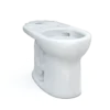 TOTO Drake Round TORNADO FLUSH Toilet Bowl with CEFIONTECT, Cotton White, Vitreous China, C775CEFG#01