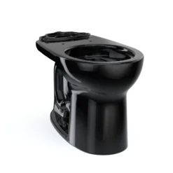 TOTO Drake Round TORNADO FLUSH Toilet Bowl, Ebony, Vitreous China, C775CEF#51