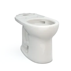 TOTO Drake Round TORNADO FLUSH Toilet Bowl with CEFIONTECT, Colonial White, Vitreous China, C775CEFG#11