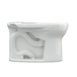 TOTO Drake Round TORNADO FLUSH Toilet Bowl with CEFIONTECT, Colonial White, Vitreous China, C775CEFG#11
