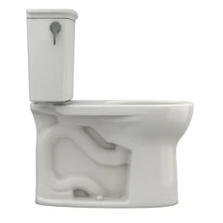 TOTO Drake Transitional Two-Piece Round 1.28 GPF Universal Height TORNADO FLUSH Toilet with CEFIONTECT, Sedona Beige, Vitreous China, CST785CEFG#12
