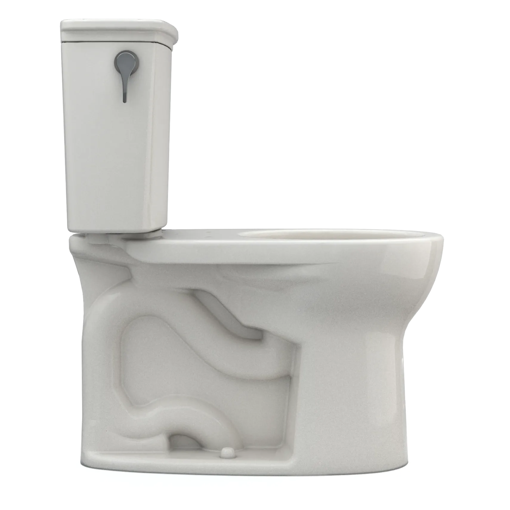 TOTO Drake Transitional Two-Piece Round 1.28 GPF Universal Height TORNADO FLUSH Toilet with CEFIONTECT, Sedona Beige, Vitreous China, CST785CEFG#12