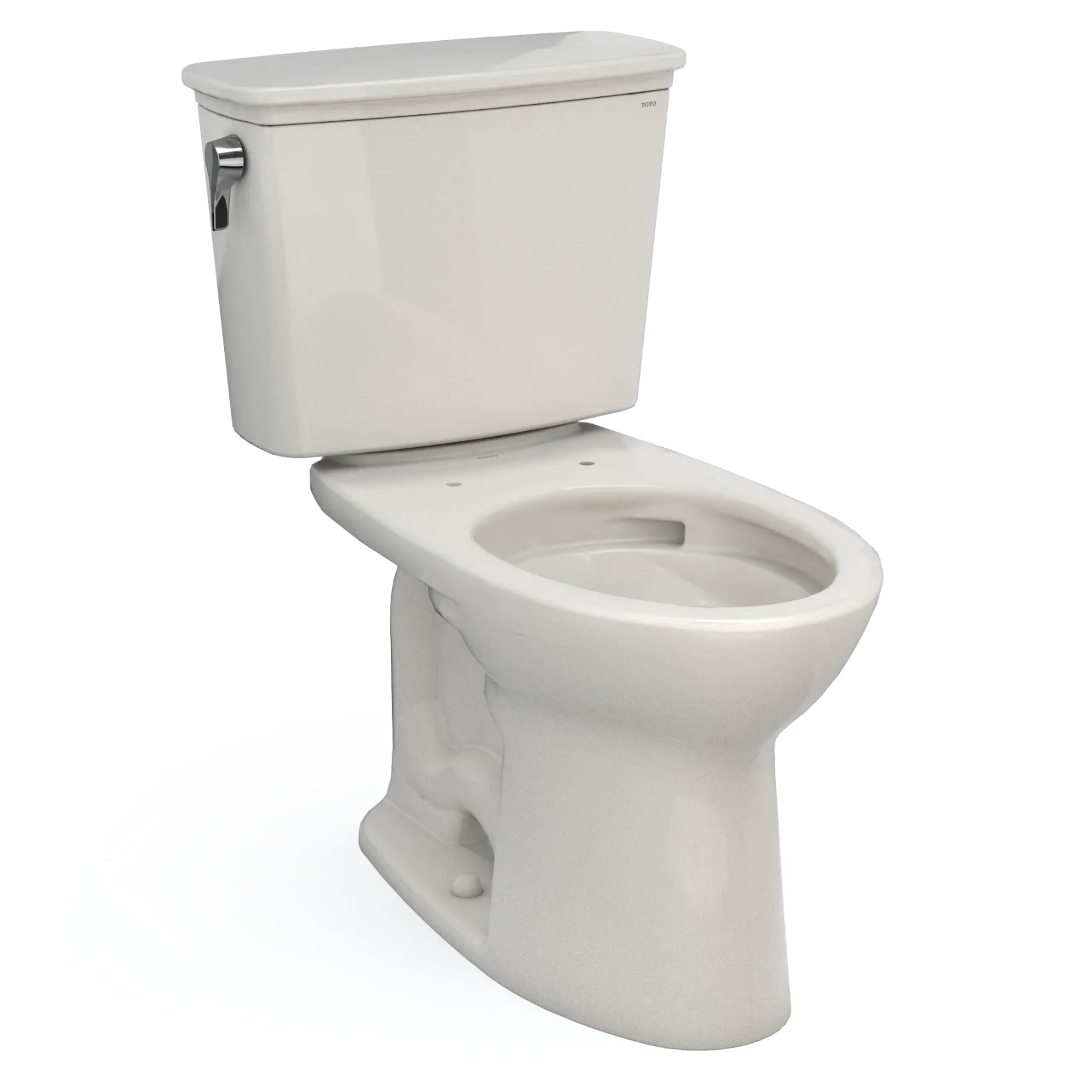 TOTO Drake Transitional Two-Piece Elongated 1.28 GPF Universal Height TORNADO FLUSH Toilet with CEFIONTECT, Sedona Beige, Vitreous China, CST786CEFG#12