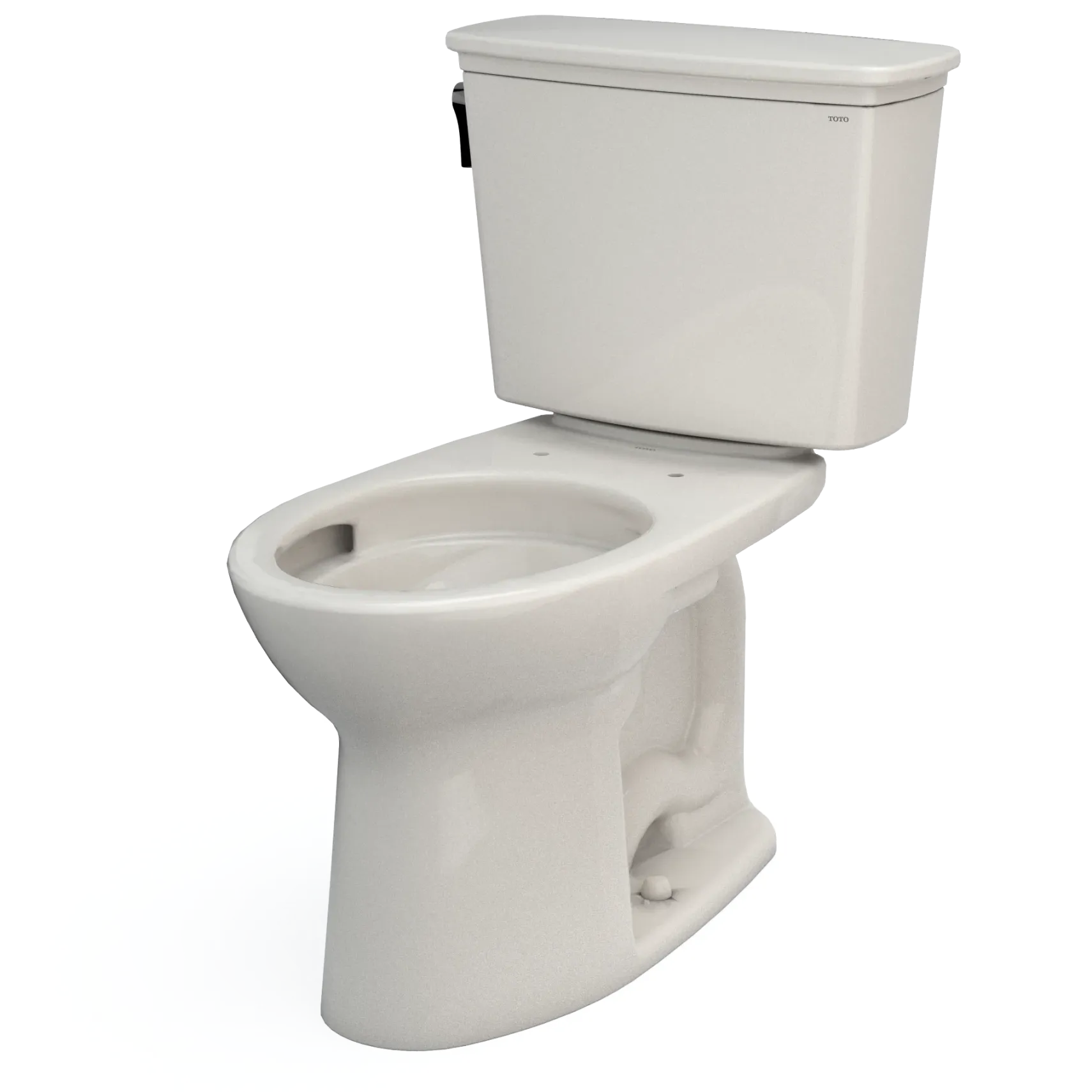 TOTO Drake Transitional Two-Piece Elongated 1.28 GPF Universal Height TORNADO FLUSH Toilet with CEFIONTECT, Sedona Beige, Vitreous China, CST786CEFG#12