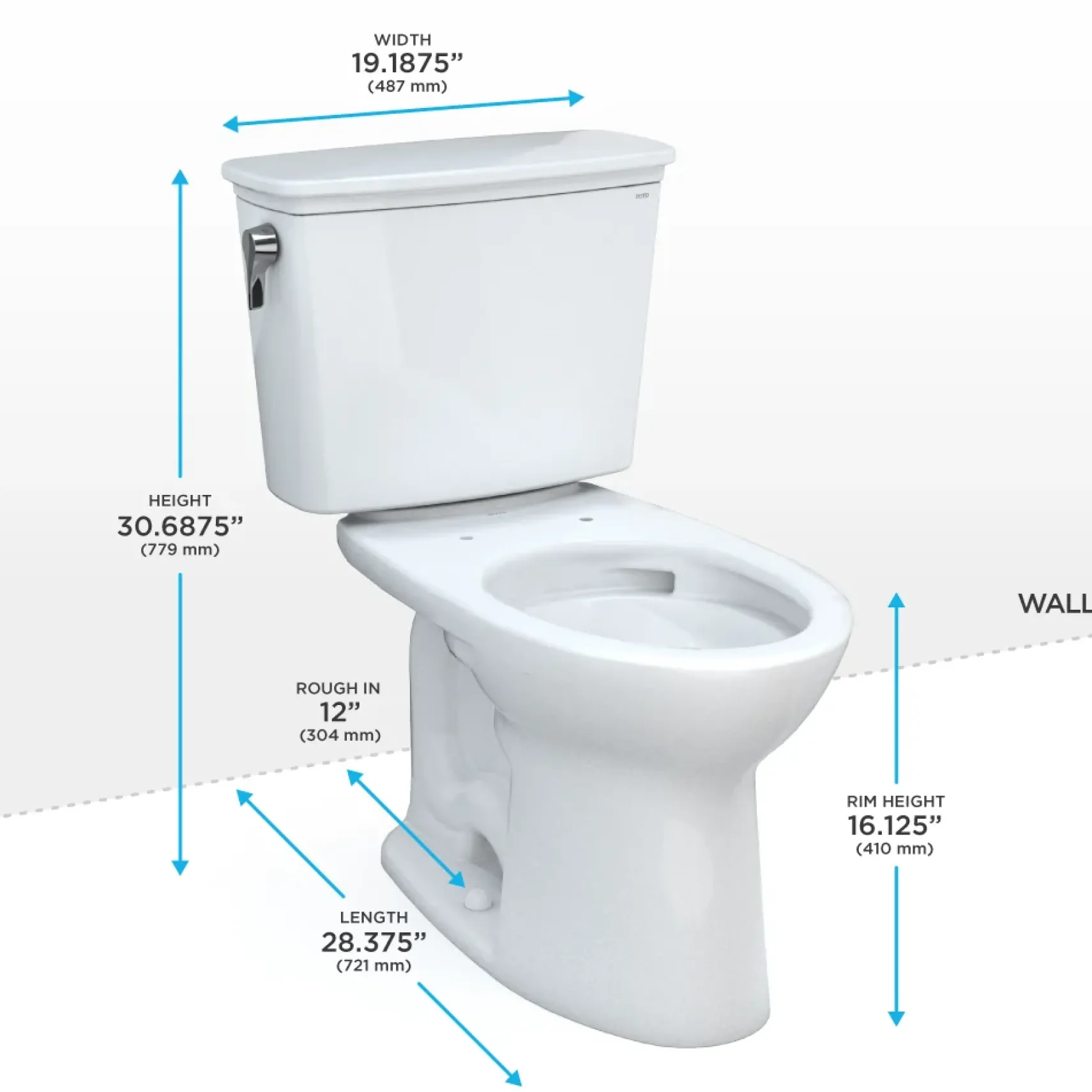 TOTO Drake Transitional Two-Piece Elongated 1.28 GPF Universal Height TORNADO FLUSH Toilet with CEFIONTECT, Sedona Beige, Vitreous China, CST786CEFG#12