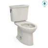 TOTO Drake Transitional Two-Piece Elongated 1.28 GPF TORNADO FLUSH Toilet with CEFIONTECT, Sedona Beige, Vitreous China, CST786CEG#12