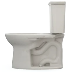 TOTO Drake Transitional Two-Piece Elongated 1.28 GPF TORNADO FLUSH Toilet with CEFIONTECT, Sedona Beige, Vitreous China, CST786CEG#12