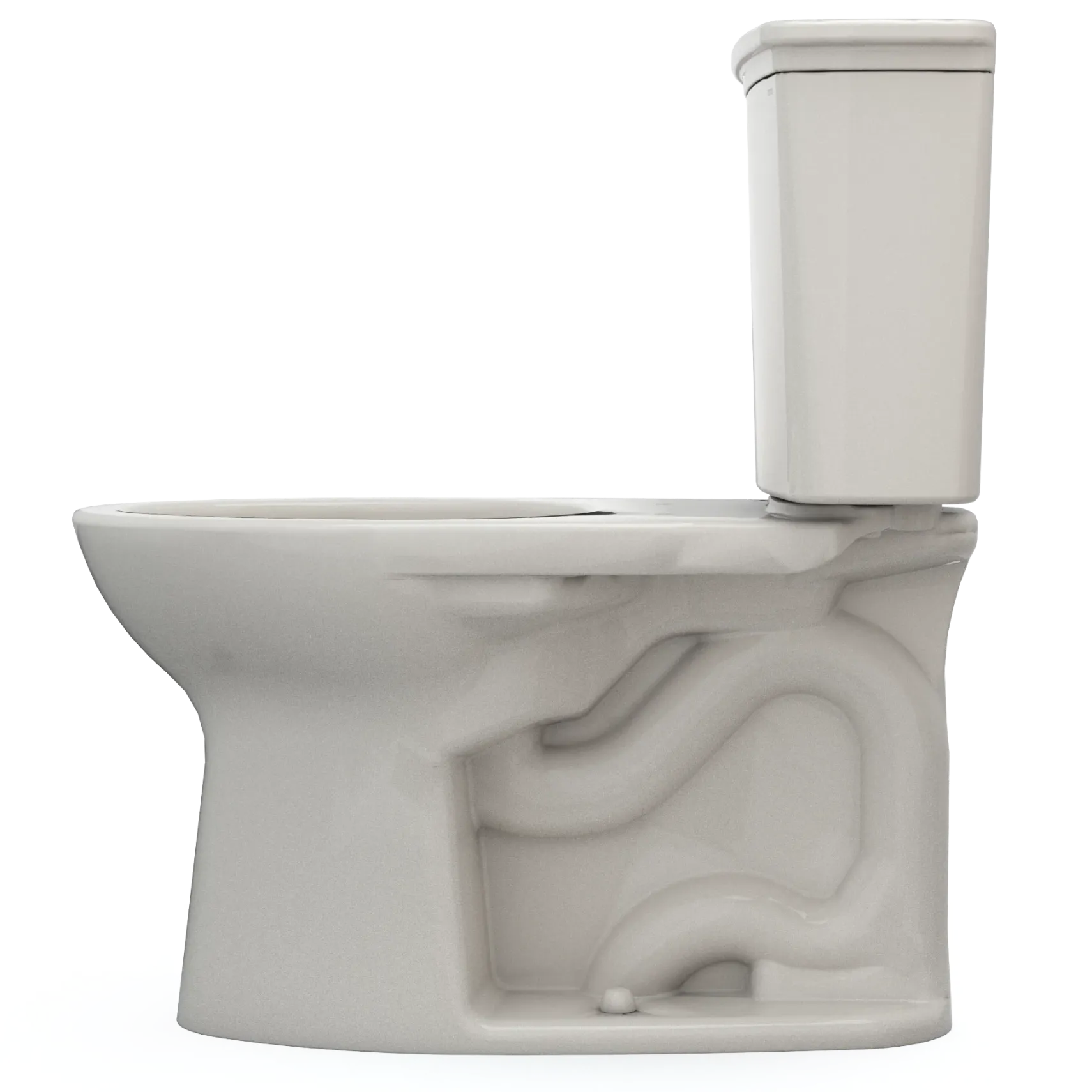 TOTO Drake Transitional Two-Piece Elongated 1.28 GPF TORNADO FLUSH Toilet with CEFIONTECT, Sedona Beige, Vitreous China, CST786CEG#12