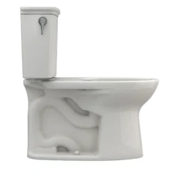 TOTO Drake Transitional Two-Piece Elongated 1.28 GPF TORNADO FLUSH Toilet with CEFIONTECT, Sedona Beige, Vitreous China, CST786CEG#12