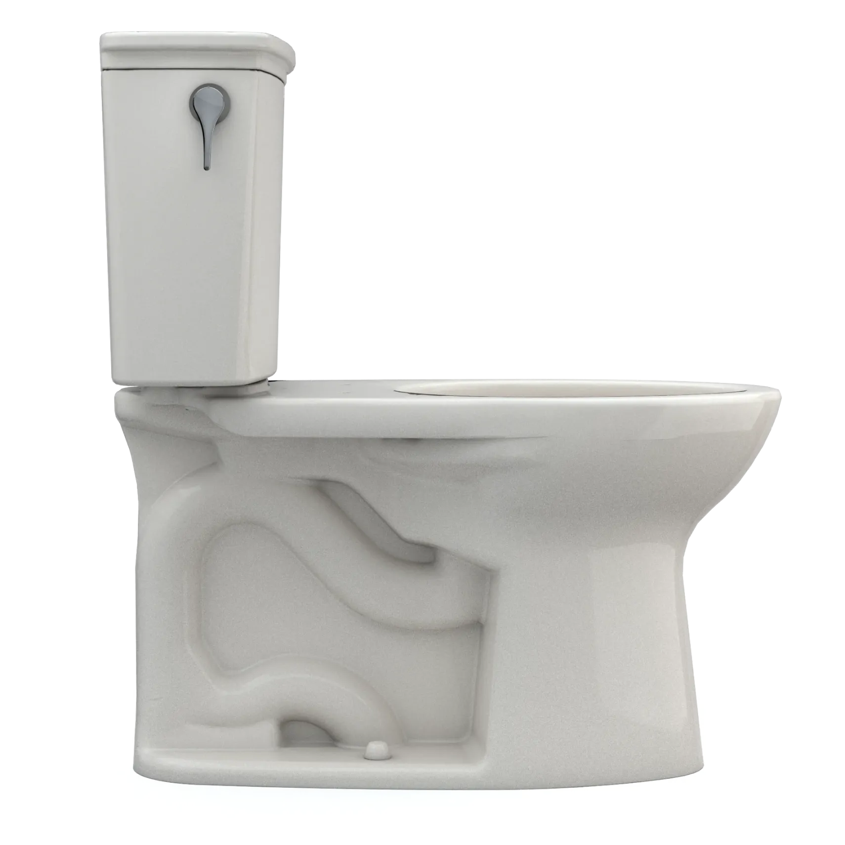TOTO Drake Transitional Two-Piece Elongated 1.28 GPF TORNADO FLUSH Toilet with CEFIONTECT, Sedona Beige, Vitreous China, CST786CEG#12