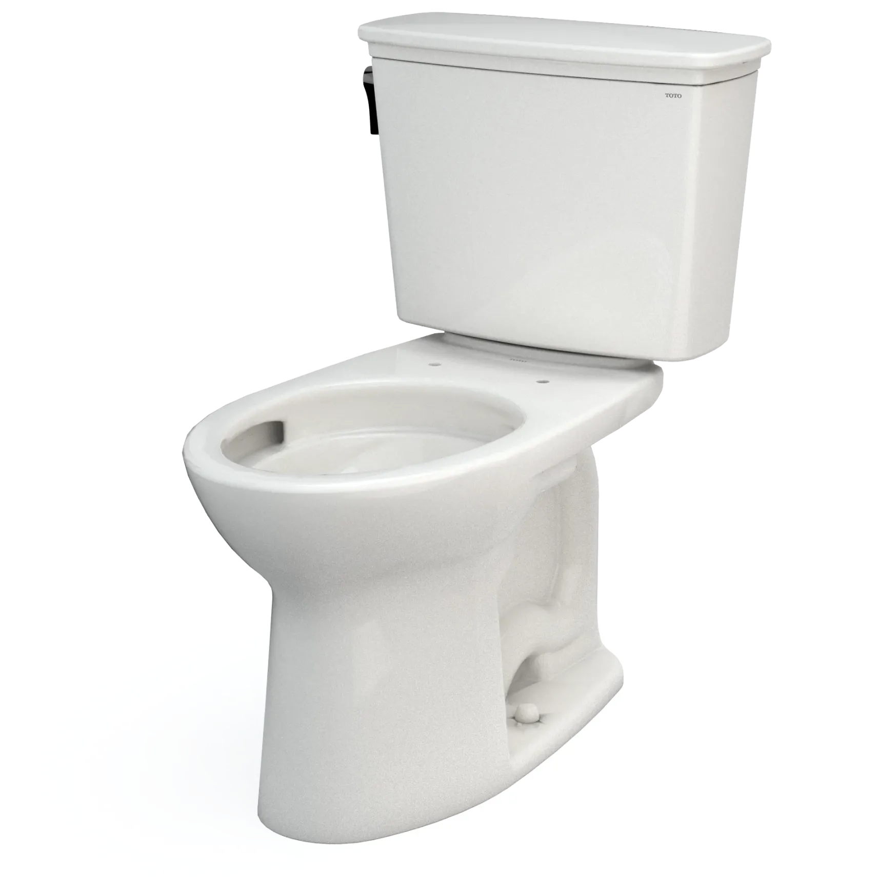 TOTO Drake Transitional Two-Piece Elongated 1.28 GPF Universal Height TORNADO FLUSH Toilet with CEFIONTECT, Colonial White, Vitreous China, CST786CEFG#11
