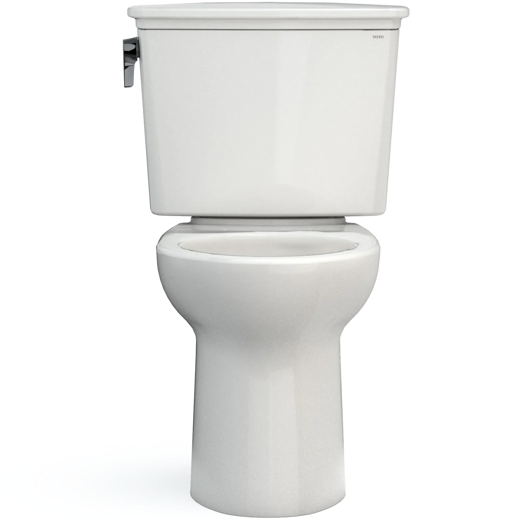 TOTO Drake Transitional Two-Piece Elongated 1.28 GPF Universal Height TORNADO FLUSH Toilet with CEFIONTECT, Colonial White, Vitreous China, CST786CEFG#11