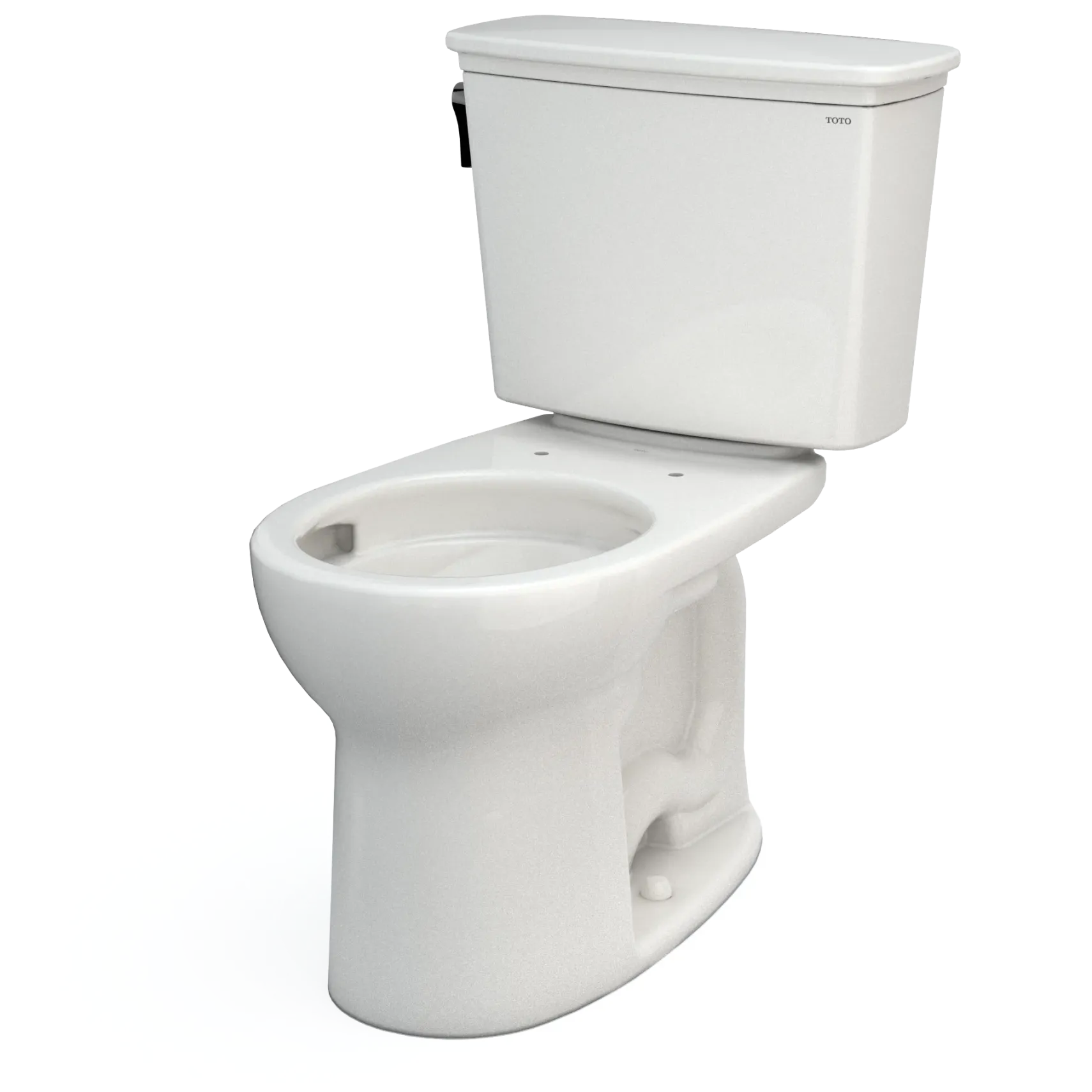 TOTO Drake Transitional Two-Piece Round 1.28 GPF Universal Height TORNADO FLUSH Toilet with CEFIONTECT, Colonial White, Vitreous China, CST785CEFG#11