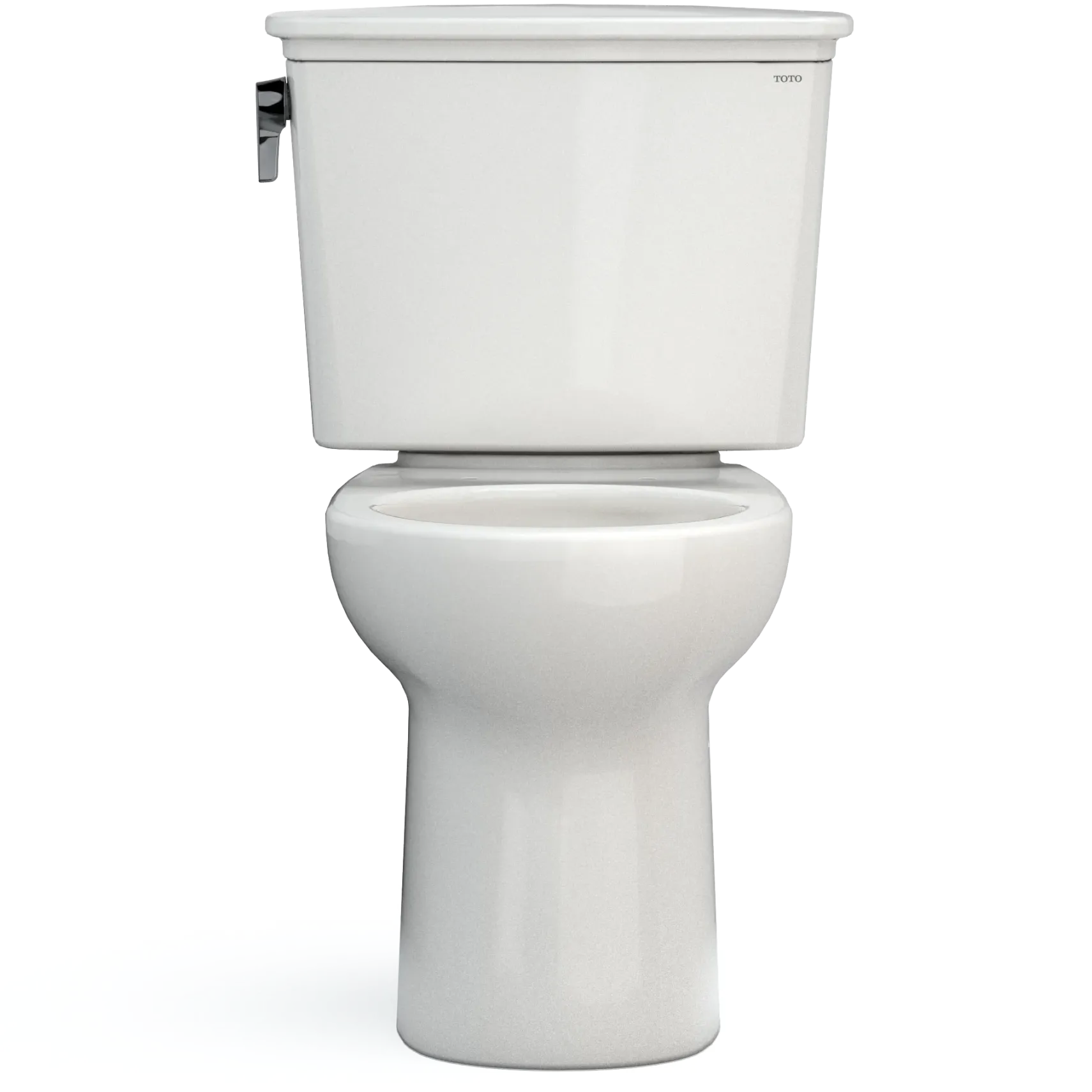 TOTO Drake Transitional Two-Piece Round 1.28 GPF Universal Height TORNADO FLUSH Toilet with CEFIONTECT, Colonial White, Vitreous China, CST785CEFG#11