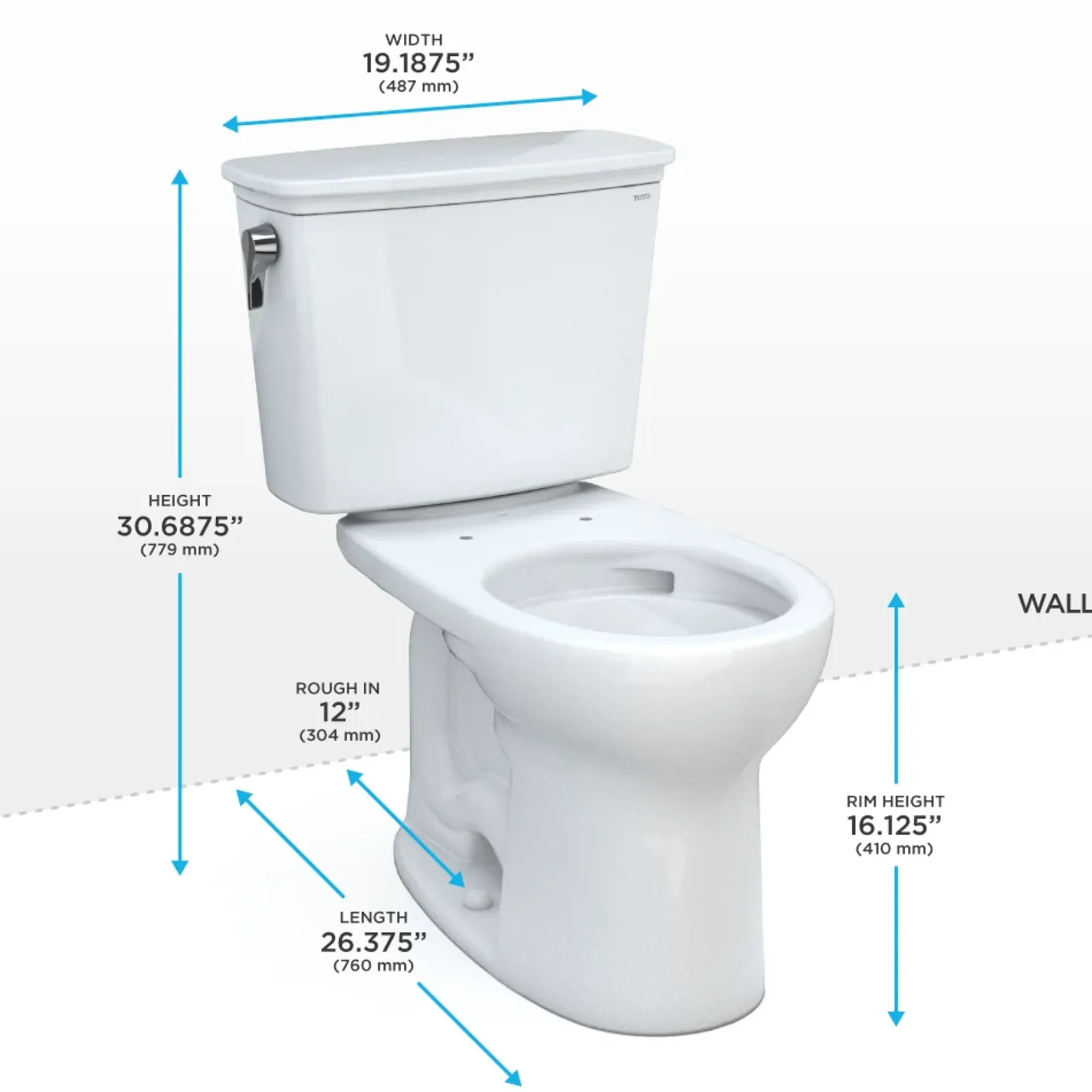 TOTO Drake Transitional Two-Piece Round 1.28 GPF Universal Height TORNADO FLUSH Toilet with CEFIONTECT, Bone, Vitreous China, CST785CEFG#03