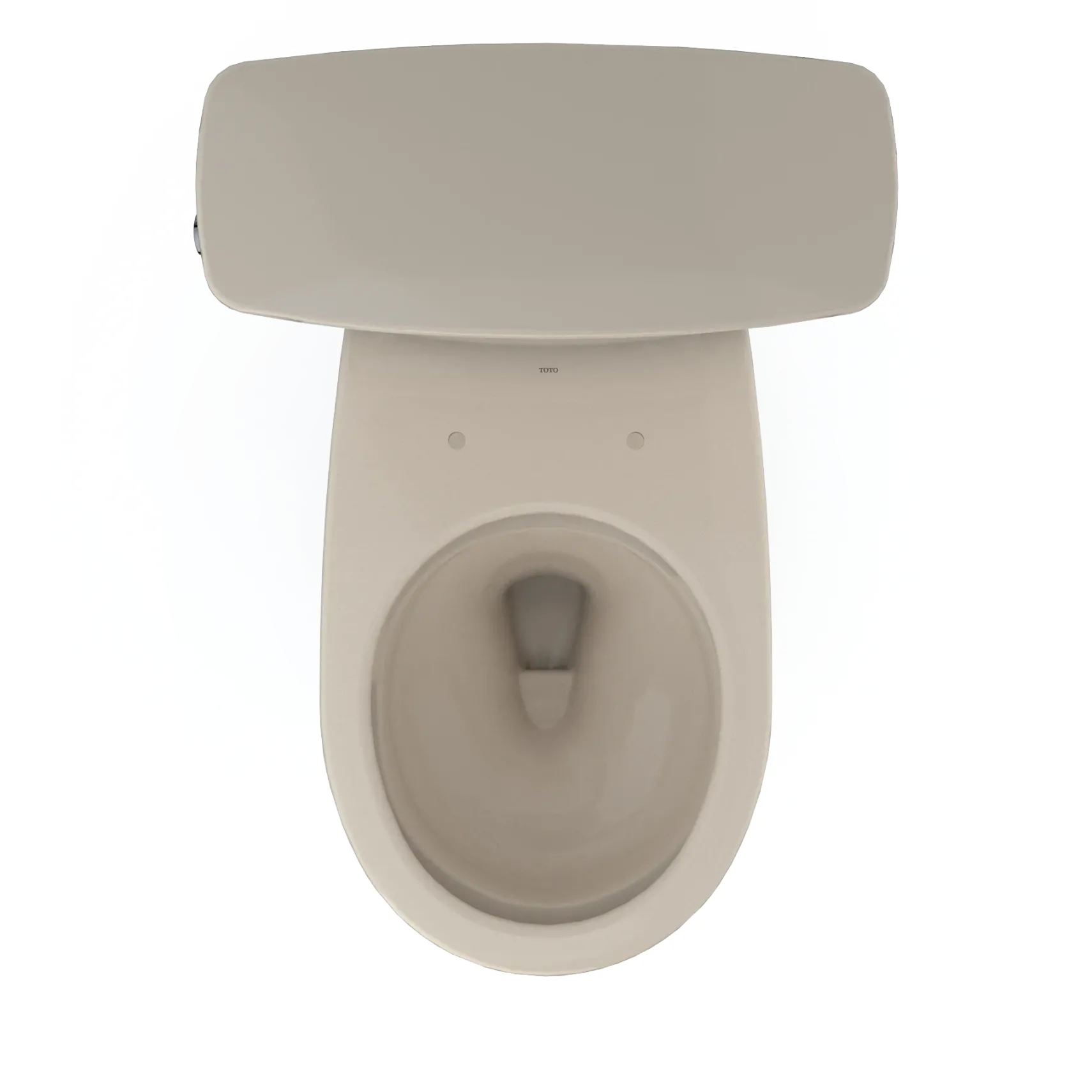 TOTO Drake Transitional Two-Piece Round 1.28 GPF Universal Height TORNADO FLUSH Toilet with CEFIONTECT, Bone, Vitreous China, CST785CEFG#03