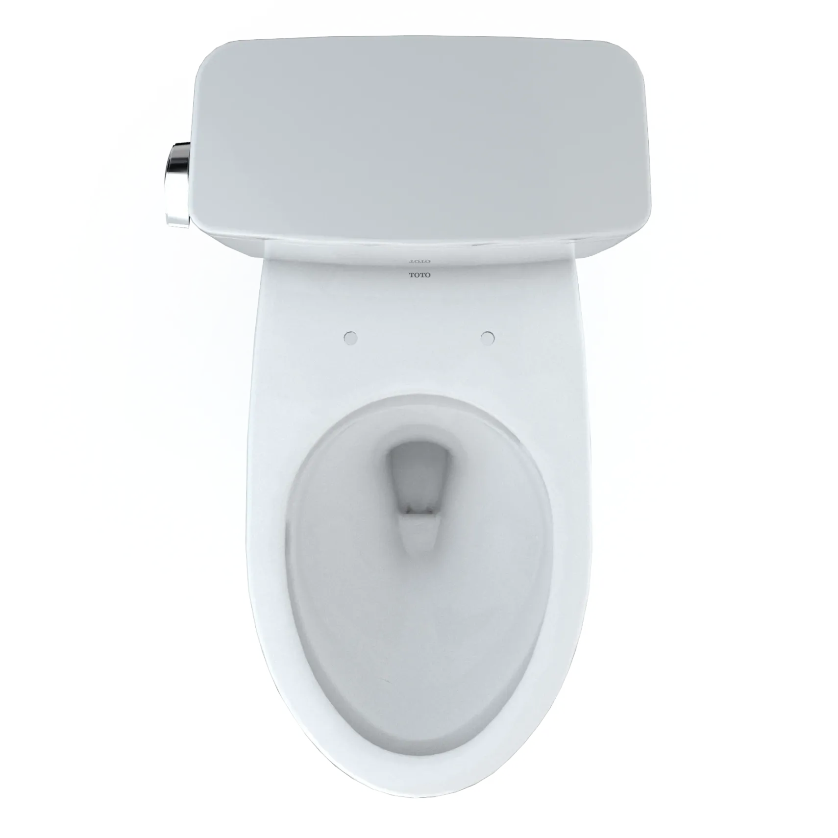 TOTO Drake Two-Piece Elongated 1.6 GPF Universal Height TORNADO FLUSH Toilet with CEFIONTECT and 10 Inch Rough-In, Cotton White, Vitreous China, CST776CSFG.10#01