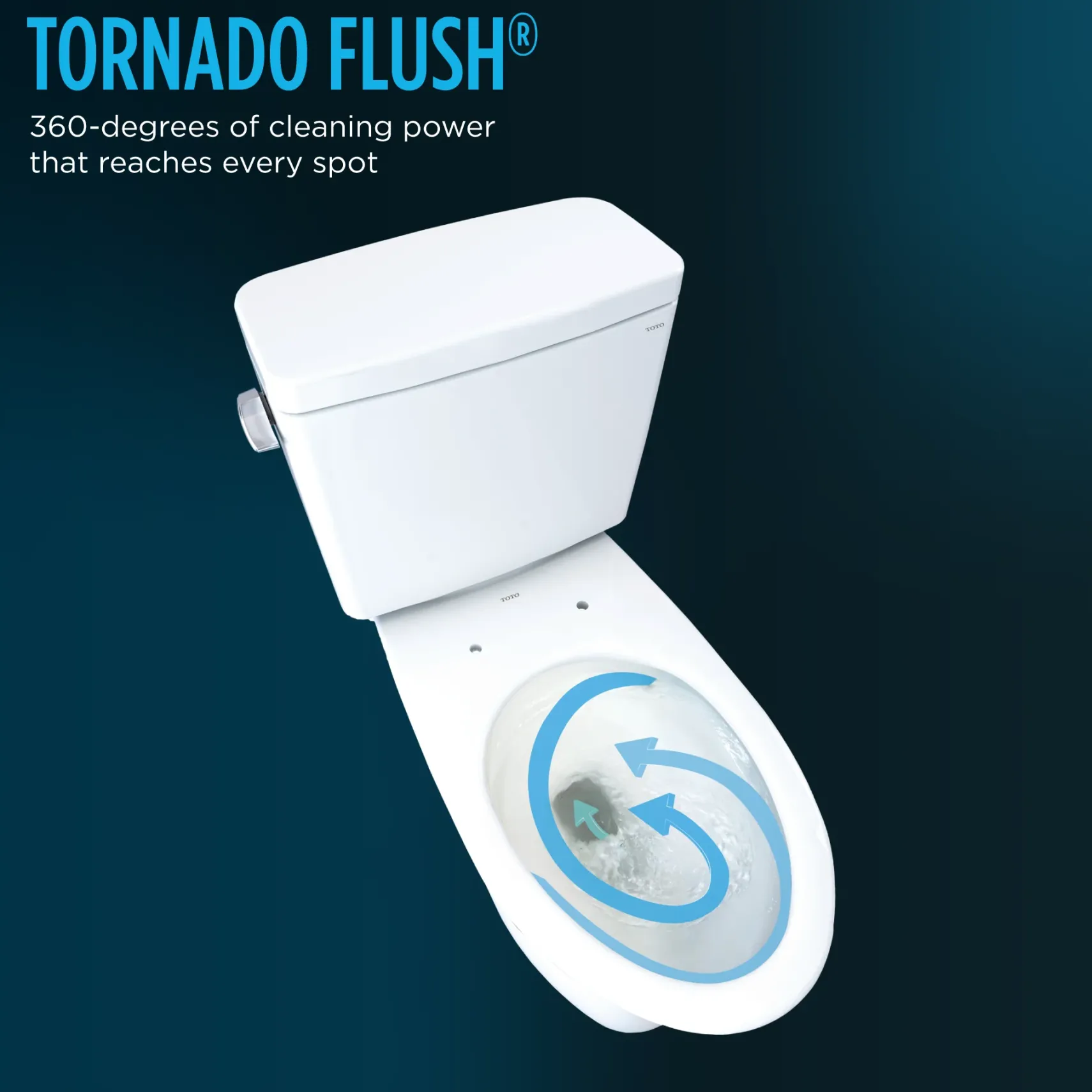 TOTO Drake Two-Piece Elongated 1.6 GPF Universal Height TORNADO FLUSH Toilet with CEFIONTECT and 10 Inch Rough-In, Cotton White, Vitreous China, CST776CSFG.10#01