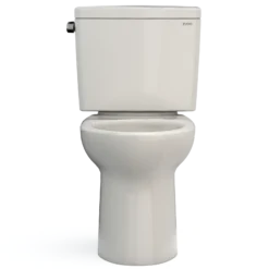 TOTO Drake Two-Piece Elongated 1.28 GPF Universal Height TORNADO FLUSH Toilet with CEFIONTECT, Sedona Beige, Vitreous China, CST776CEFG#12