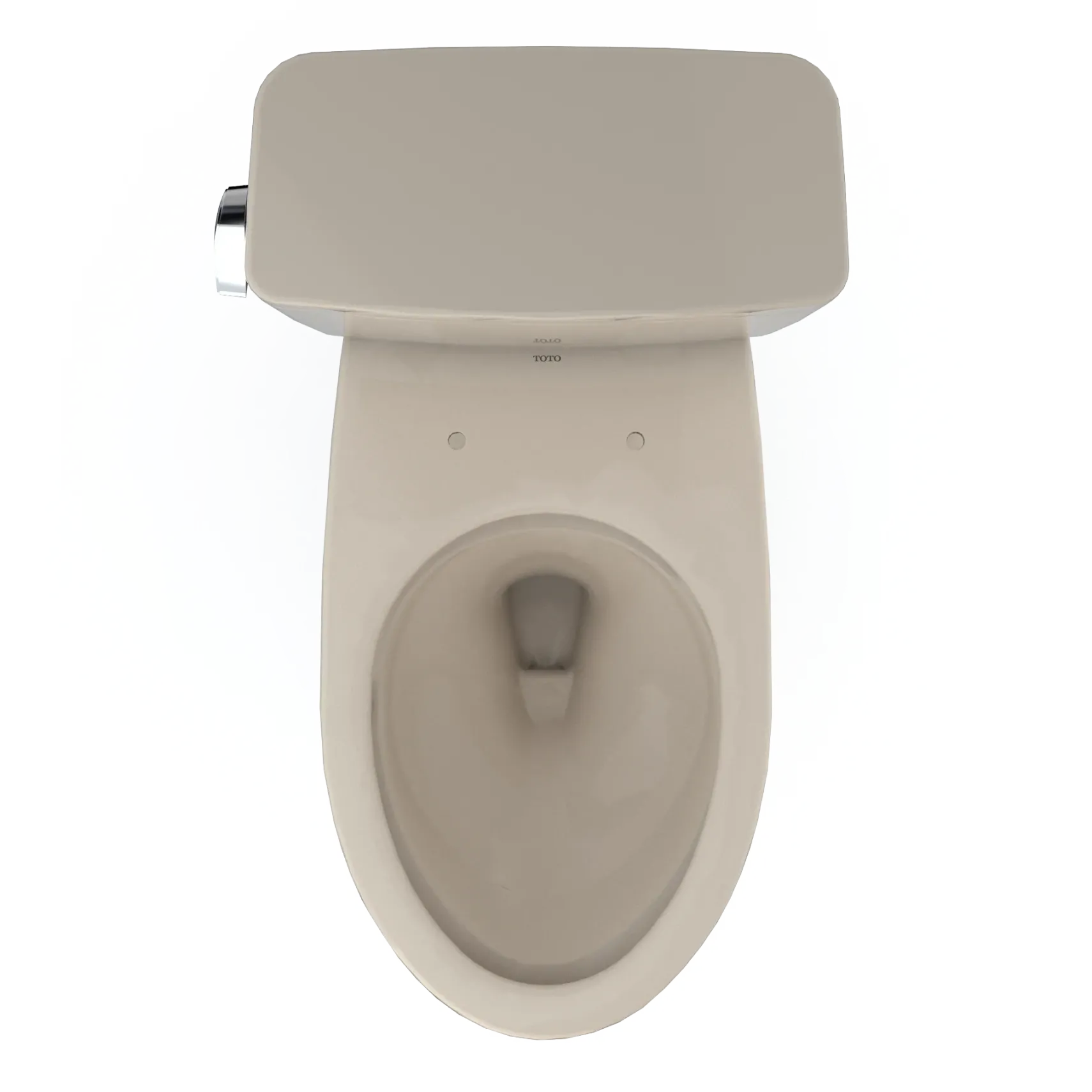 TOTO Drake Two-Piece Elongated 1.6 GPF Universal Height TORNADO FLUSH Toilet with CEFIONTECT, Bone, Vitreous China, CST776CSFG#03