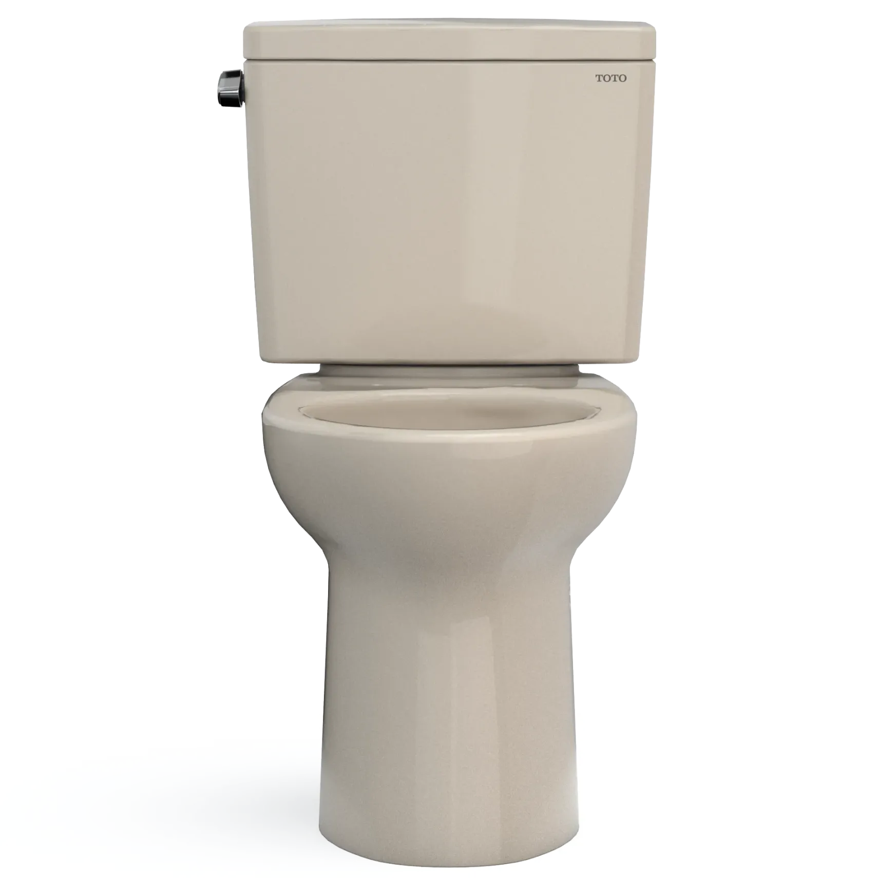 TOTO Drake Two-Piece Elongated 1.28 GPF TORNADO FLUSH Toilet with CEFIONTECT, Bone, Vitreous China, CST776CEG#03