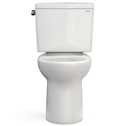 TOTO Drake Two-Piece Elongated 1.6 GPF Universal Height TORNADO FLUSH Toilet with CEFIONTECT, Colonial White, Vitreous China, CST776CSFG#11