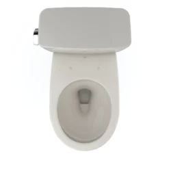 TOTO Drake Two-Piece Round 1.6 GPF Universal Height TORNADO FLUSH Toilet with CEFIONTECT, Sedona Beige, Vitreous China, CST775CSFG#12