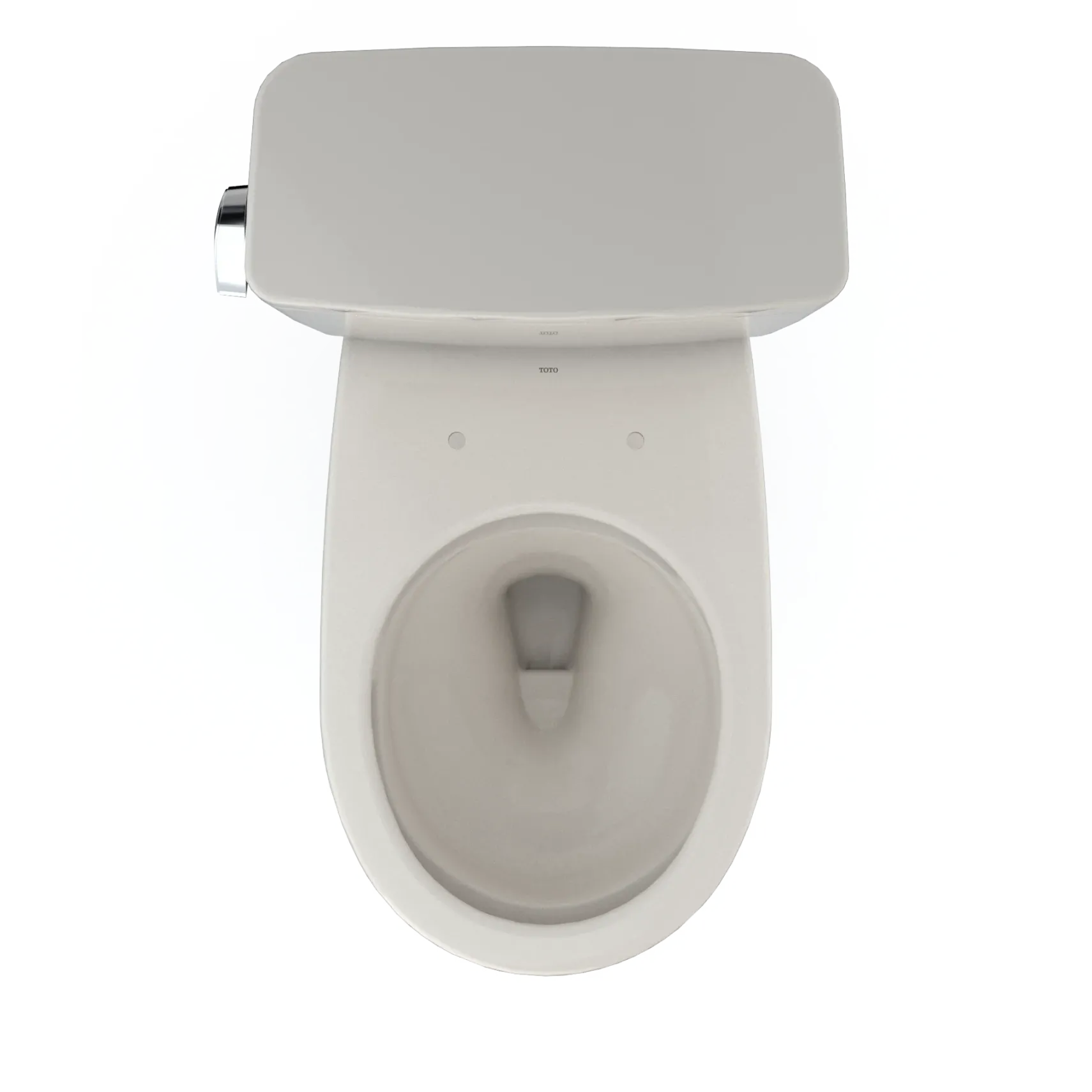 TOTO Drake Two-Piece Round 1.6 GPF Universal Height TORNADO FLUSH Toilet with CEFIONTECT, Sedona Beige, Vitreous China, CST775CSFG#12