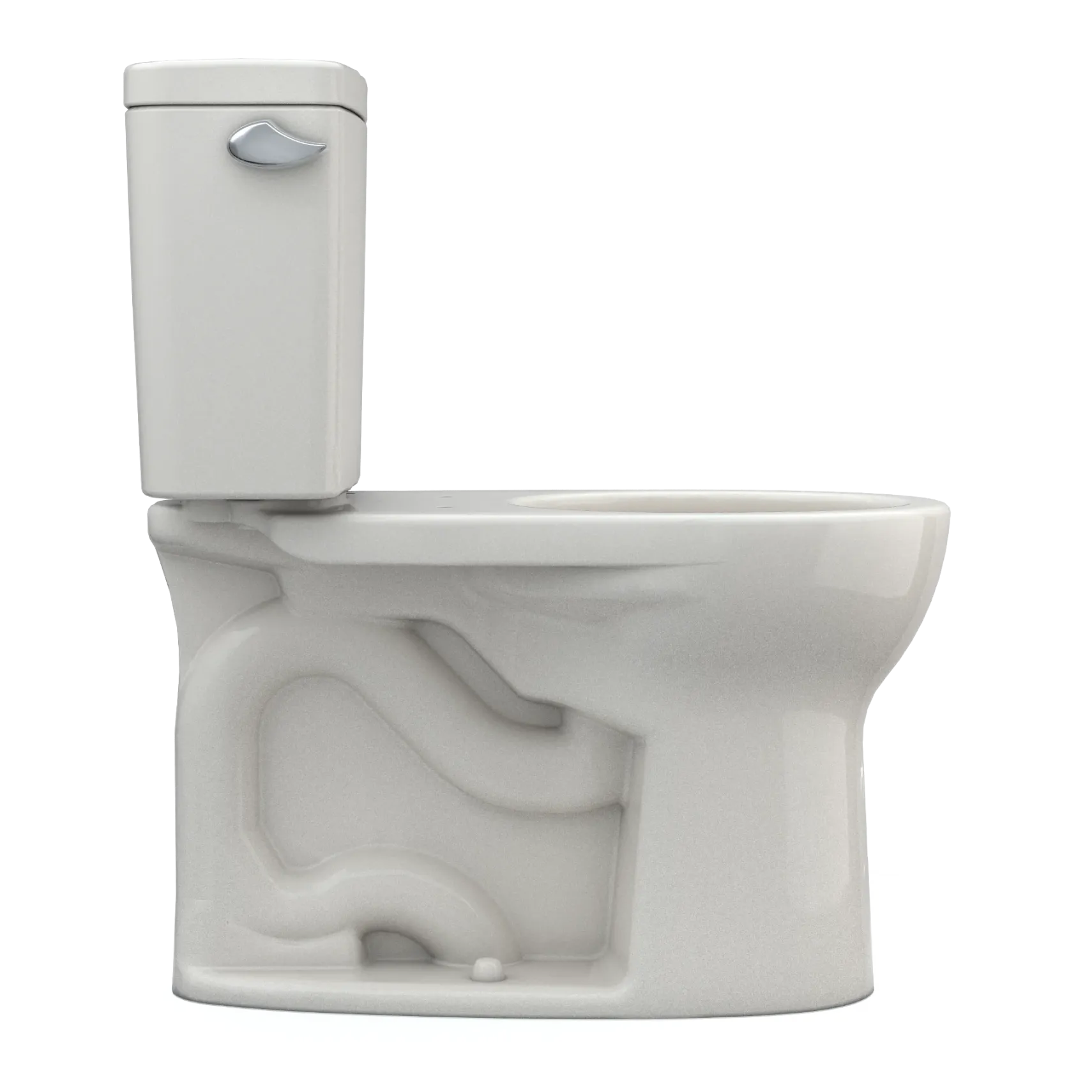 TOTO Drake Two-Piece Round 1.6 GPF Universal Height TORNADO FLUSH Toilet with CEFIONTECT, Sedona Beige, Vitreous China, CST775CSFG#12
