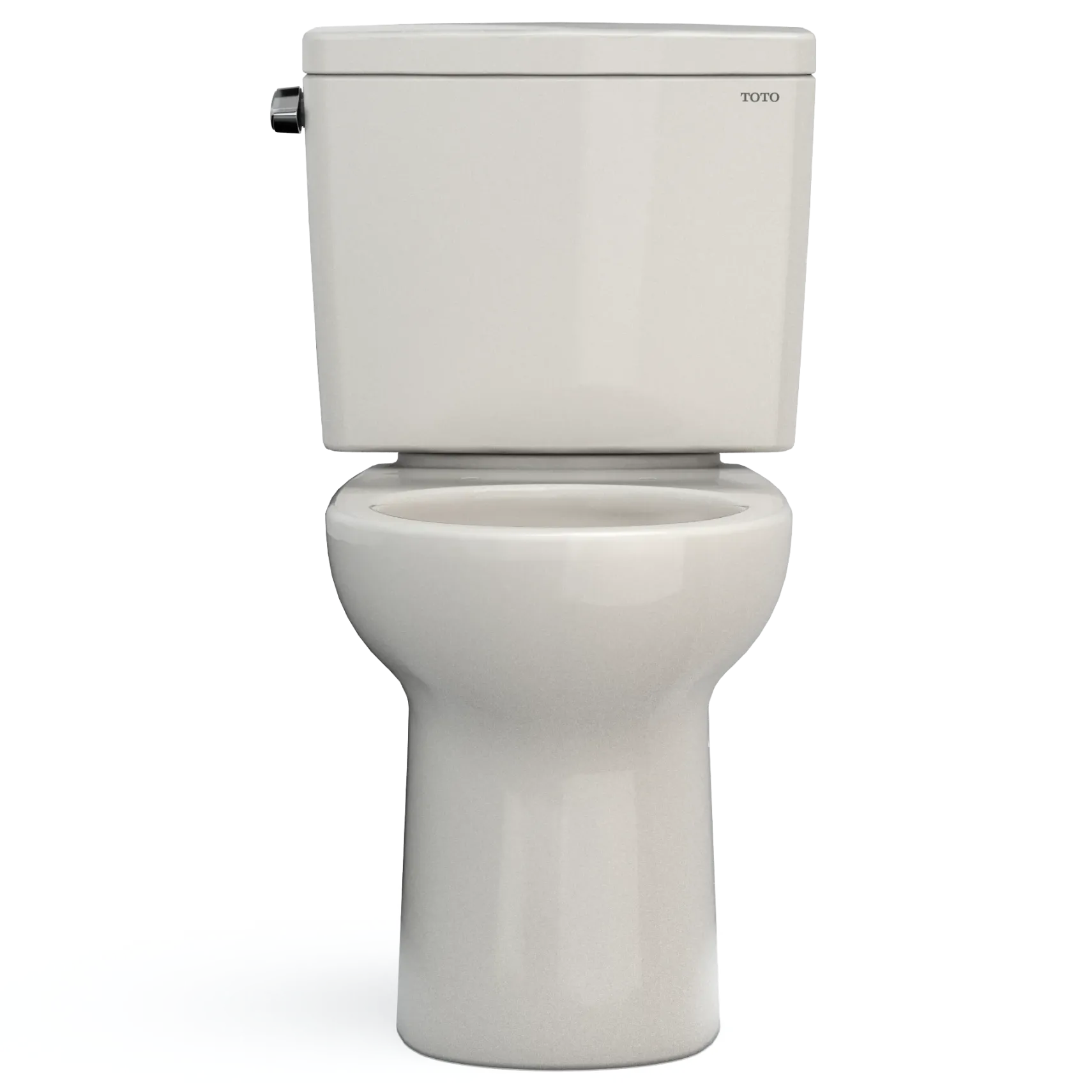 TOTO Drake Two-Piece Round 1.6 GPF Universal Height TORNADO FLUSH Toilet with CEFIONTECT, Sedona Beige, Vitreous China, CST775CSFG#12