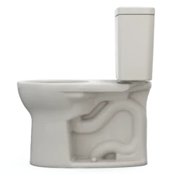 TOTO Drake Two-Piece Round 1.6 GPF Universal Height TORNADO FLUSH Toilet with CEFIONTECT, Sedona Beige, Vitreous China, CST775CSFG#12