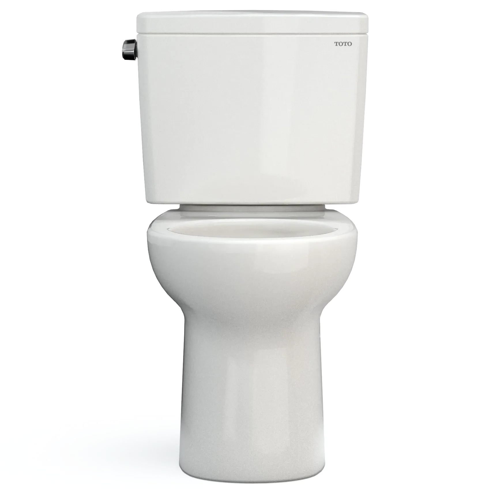 TOTO Drake Two-Piece Round 1.28 GPF Universal Height TORNADO FLUSH Toilet with CEFIONTECT, Colonial White, Vitreous China, CST775CEFG#11