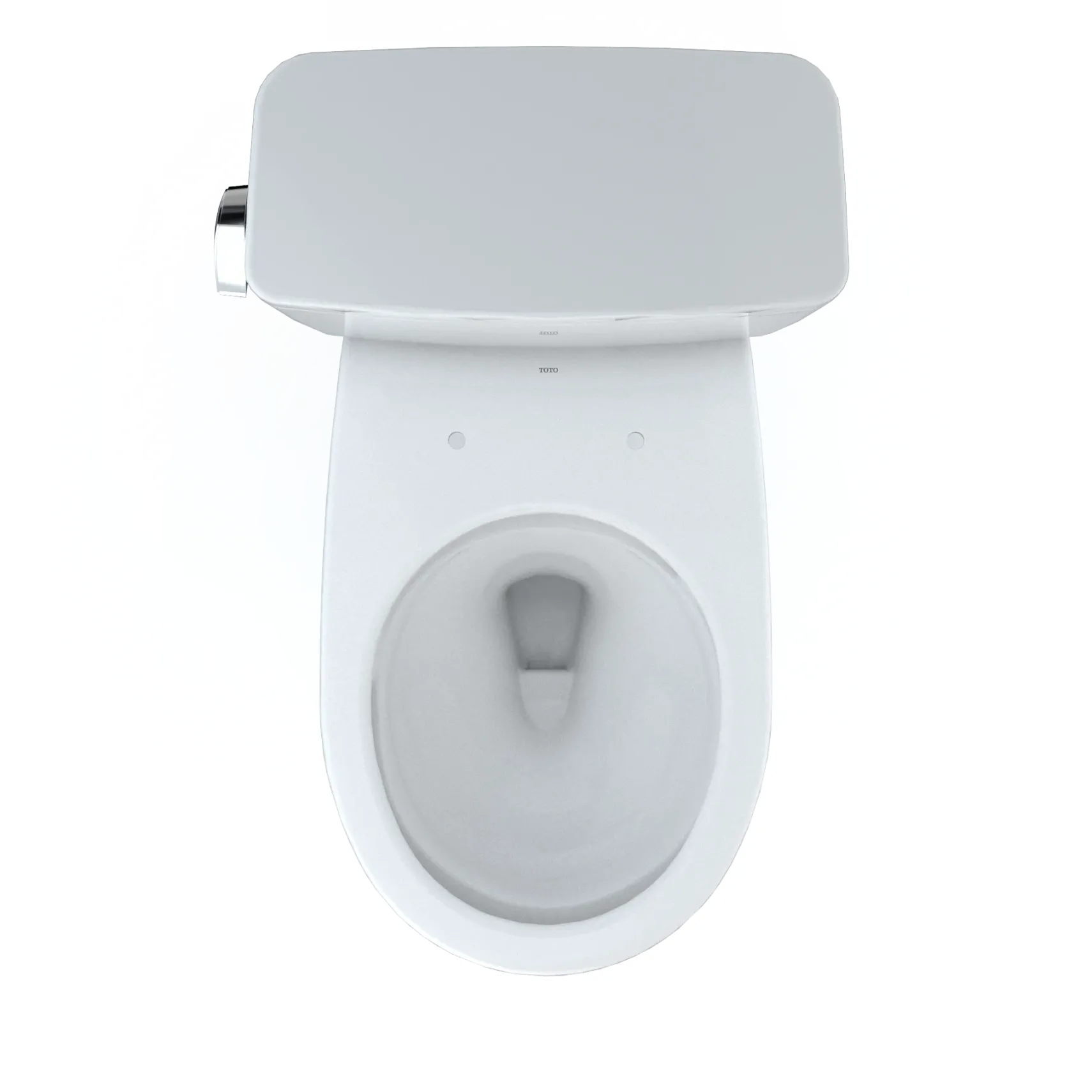 TOTO Drake Two-Piece Round 1.28 GPF Universal Height TORNADO FLUSH Toilet with CEFIONTECT, Cotton White, Vitreous China, CST775CEFG#01
