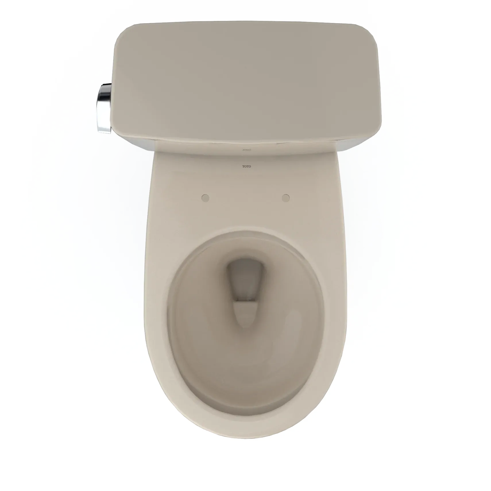 TOTO Drake Two-Piece Round 1.28 GPF Universal Height TORNADO FLUSH Toilet with CEFIONTECT, Bone, Vitreous China, CST775CEFG#03