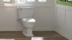 TOTO Eco Clayton Two-Piece Elongated 1.28 GPF Universal Height Toilet, Sedona Beige, Vitreous China, CST784EF#12