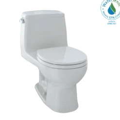 TOTO Eco UltraMax One-Piece Round Bowl 1.28 GPF Toilet, Colonial White, Vitreous China, MS853113E#11