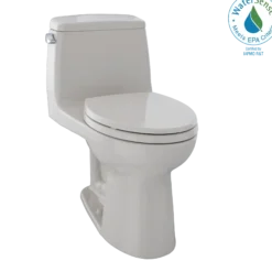 TOTO Eco UltraMax One-Piece Elongated 1.28 GPF Toilet, Sedona Beige, Vitreous China, MS854114E#12