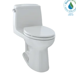 TOTO Eco UltraMax One-Piece Elongated 1.28 GPF ADA Compliant Toilet, Colonial White, Vitreous China, MS854114EL#11