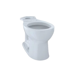 TOTO Entrada Universal Height Round Toilet Bowl, Cotton White, Vitreous China, C243EF#01