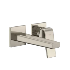 TOTO GB 1.2 GPM Wall-Mount Single-Handle Bathroom Faucet with COMFORT GLIDE Technology, Polished Nickel, Brass, TLG10307U#PN