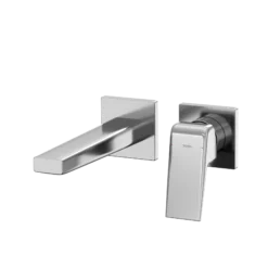 TOTO GB 1.2 GPM Wall-Mount Single-Handle Bathroom Faucet with COMFORT GLIDE Technology, Polished Chrome, Brass, TLG10307U#CP