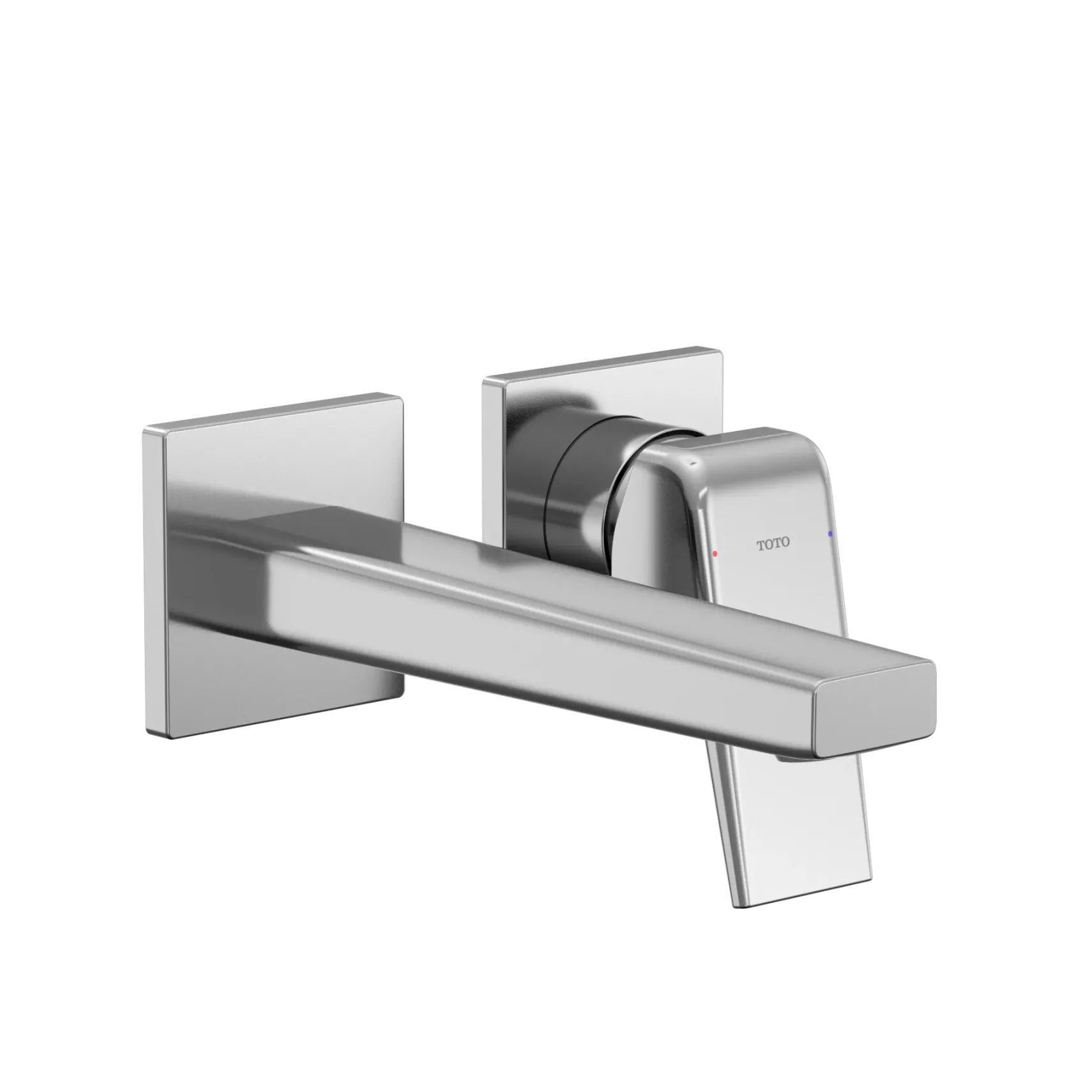 TOTO GB 1.2 GPM Wall-Mount Single-Handle Bathroom Faucet with COMFORT GLIDE Technology, Polished Chrome, Brass, TLG10307U#CP