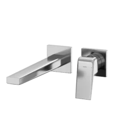 TOTO GB 1.2 GPM Wall-Mount Single-Handle Long Bathroom Faucet with COMFORT GLIDE Technology, Polished Chrome, Brass, TLG10308U#CP