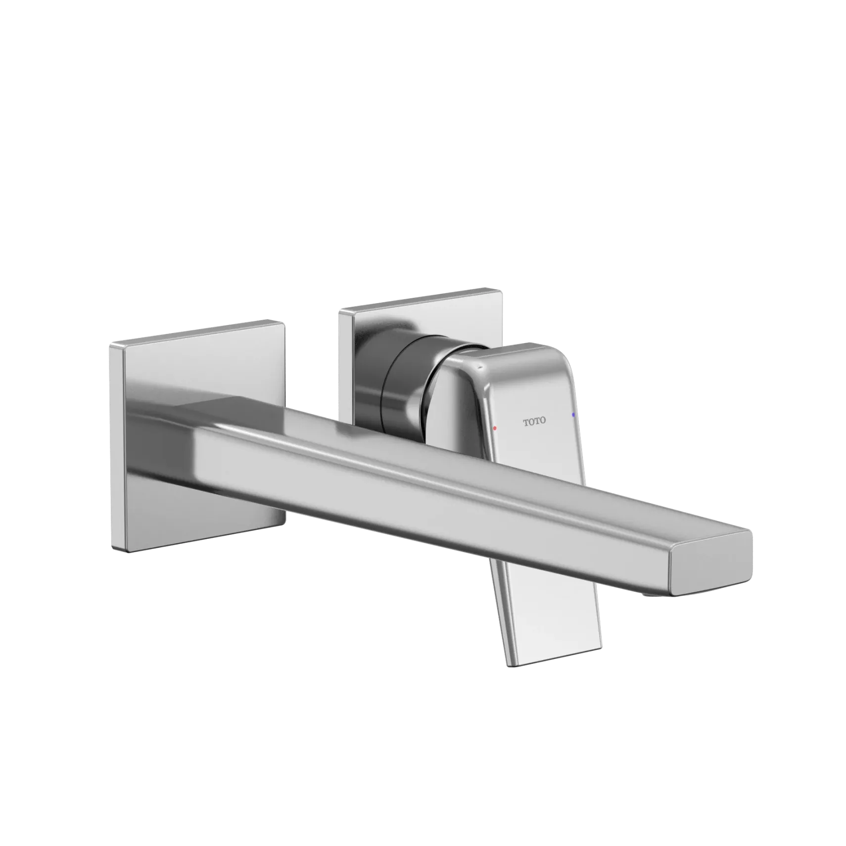 TOTO GB 1.2 GPM Wall-Mount Single-Handle Long Bathroom Faucet with COMFORT GLIDE Technology, Polished Chrome, Brass, TLG10308U#CP
