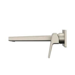 TOTO GB 1.2 GPM Wall-Mount Single-Handle Long Bathroom Faucet with COMFORT GLIDE Technology, Brushed Nickel, Brass, TLG10308U#BN