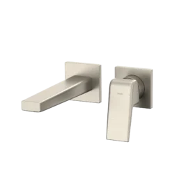 TOTO GB 1.2 GPM Wall-Mount Single-Handle Bathroom Faucet with COMFORT GLIDE Technology, Brushed Nickel, Brass, TLG10307U#BN